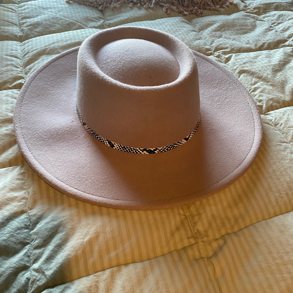 Blush Colored Hat